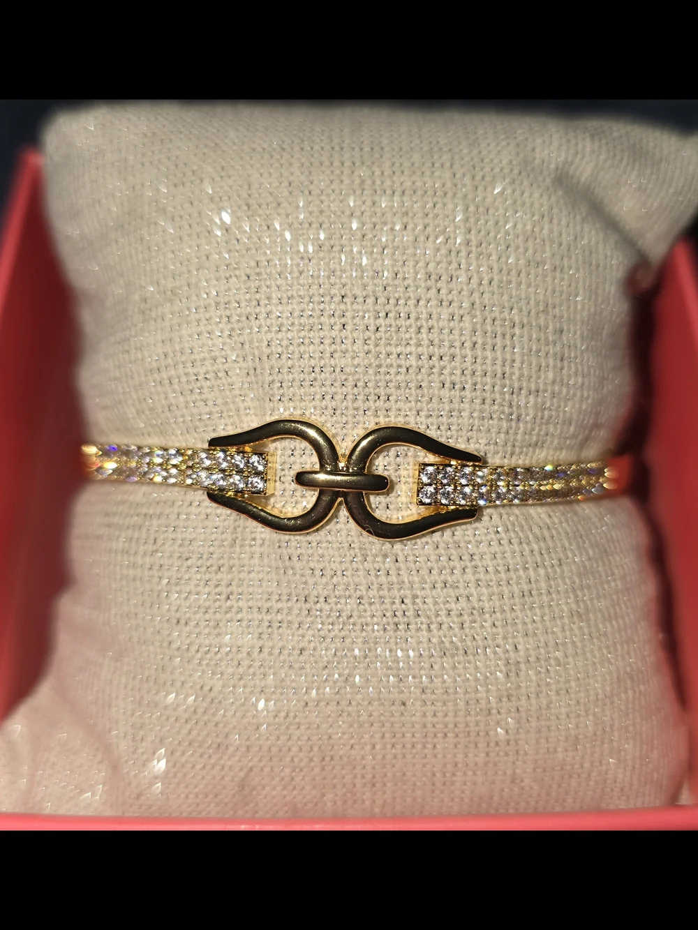 Gold-Tone Crystal Link Bracelet - Women Accessories